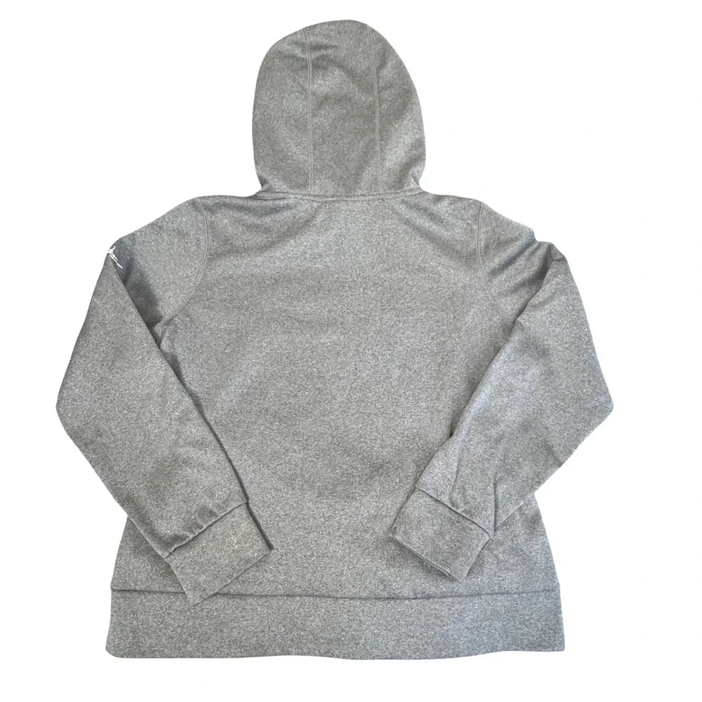 Nike Philadelphia Eagles Hoodie Fan Gear Womens Large NFL Football Pullover Gray